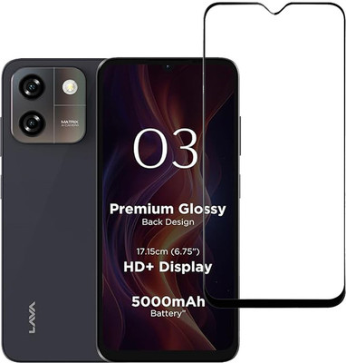 SPRITZEN Edge To Edge Tempered Glass for LAVA Yuva Star(Pack of 1)