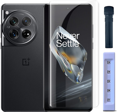OneTech Edge To Edge Tempered Glass for Oneplus 11 5G / Oneplus 11R 5G 9H Hardness, Advanced UV HD+ Screen Protector(Pack of 1)