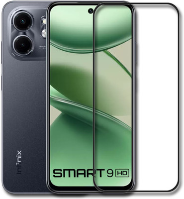 NKCASE Edge To Edge Tempered Glass for Infinix Smart 9 HD(Pack of 1)
