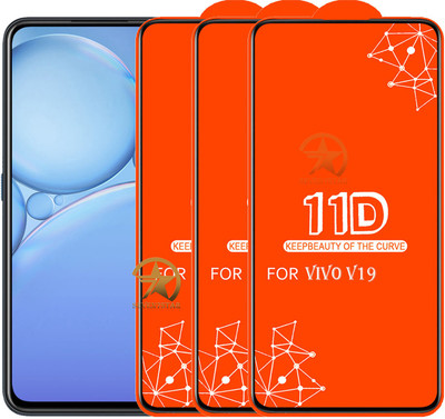 HQ Protection Edge To Edge Tempered Glass for VIVO V19(Pack of 3)