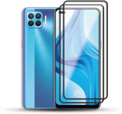 PROACCS Edge To Edge Tempered Glass for OPPO F17 PRO(Pack of 2)
