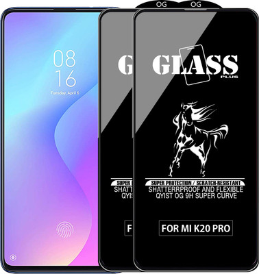 Qyist Edge To Edge Tempered Glass for Mi K20 Pro(Pack of 2)