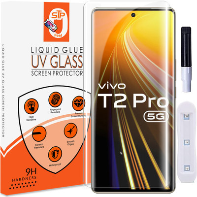 STP FEEL Tempered Glass Guard for Vivo V27, Vivo V27 Pro, Vivo T2 Pro, Infinix Zero 30 5G, Zero Ultra Premium Technology UV Glass with Installation Kit(Pack of 1)