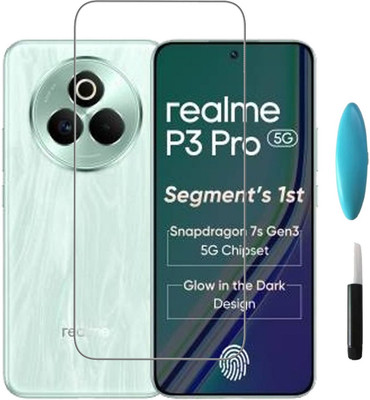 DSCASE Edge To Edge Tempered Glass for realme P3 Pro 5G(Pack of 1)