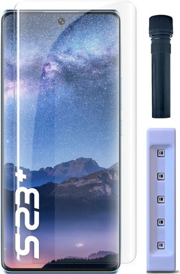 OneTech Edge To Edge Tempered Glass for Itel S23 Plus 5G 9H Hardness, UV Advanced HD+ Screen Protector(Pack of 1)