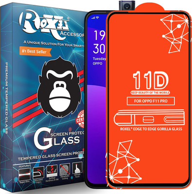 Roxel Edge To Edge Tempered Glass for Oppo F11 Pro(Pack of 1)
