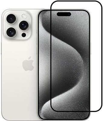 BW Blackwik Edge To Edge Tempered Glass for Apple Iphone 15 Pro Max(Pack of 1)