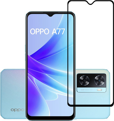 MobileBukket Edge To Edge Tempered Glass for Oppo A77 2022(Pack of 1)