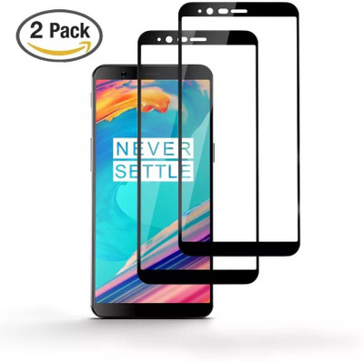 STP FEEL Edge To Edge Tempered Glass for OnePlus 5T(Pack of 2)