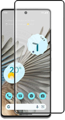 DropFit Edge To Edge Tempered Glass for Google Pixel 7 Pro(Pack of 1)