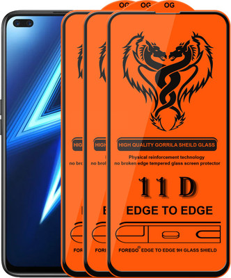 HQ Protection Edge To Edge Tempered Glass for Oppo F17 Pro(Pack of 3)