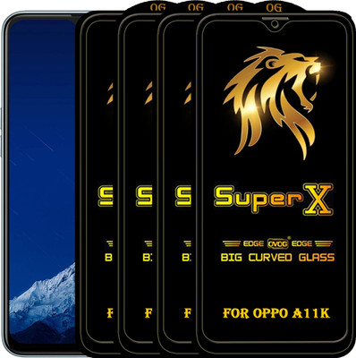 PFOAM Edge To Edge Tempered Glass for OPPO A11K(Pack of 4)