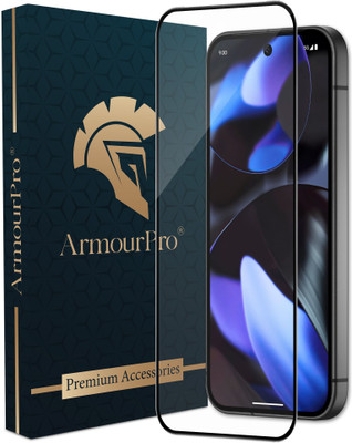 ArmourPro Edge To Edge Tempered Glass for Google Pixel 9 5G, Google Pixel 9, Pixel 9 5G(Pack of 1)