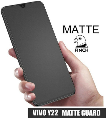 KANCHA Edge To Edge Tempered Glass for VIVO Y22(Pack of 2)