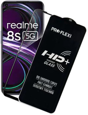SM Styles Edge To Edge Tempered Glass for Realme 8S 5G(Pack of 1)