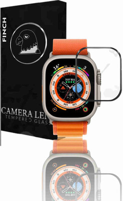 FINCH Edge To Edge Tempered Glass for APPLE WATCH ULTRA 49MM SMART WATCH(Pack of 2)