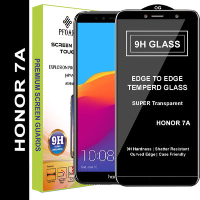 PFOAM Edge To Edge Tempered Glass for Honor 7A(Pack of 1)