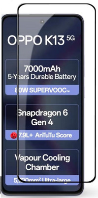 O2MG Edge To Edge Tempered Glass for OPPO K13 5G(Pack of 1)