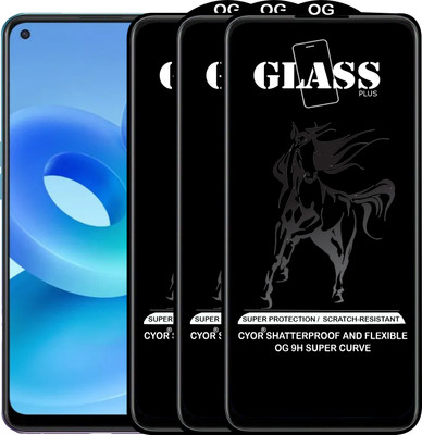 CYOR Edge To Edge Tempered Glass for OPPO A95 5G(Pack of 3)
