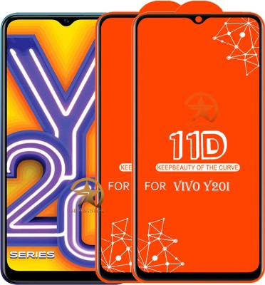 SEVEN7STAR Edge To Edge Tempered Glass for VIVO Y20i(Pack of 2)