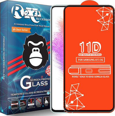 Roxel Edge To Edge Tempered Glass for Samsung Galaxy A73 5G(Pack of 1)