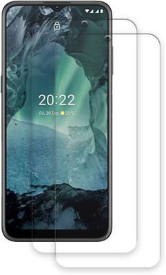 SOMTONE Edge To Edge Tempered Glass for Nokia G21 TEMPERED GUARD FRONTP2(Pack of 2)