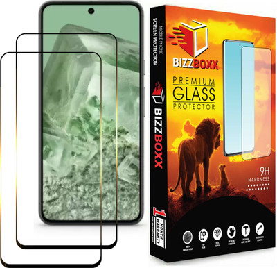 BizzBoxx Edge To Edge Tempered Glass for Google Pixel 8, Pixel 8, Pixel8, Google 8(Pack of 2)