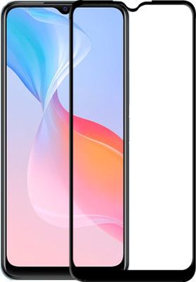 HUPSHY Edge To Edge Tempered Glass for vivo Y21e(Pack of 1)