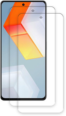 SOMTONE Edge To Edge Tempered Glass for iQOO Neo5 SE TEMPERED GUARD FRONTP2(Pack of 2)