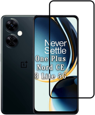 EITANSHA CREATION Edge To Edge Tempered Glass for OnePlus Nord CE 3 Lite 5G(Pack of 1)