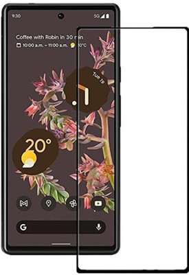 SRT Edge To Edge Tempered Glass for Google Pixel 6A(Pack of 1)