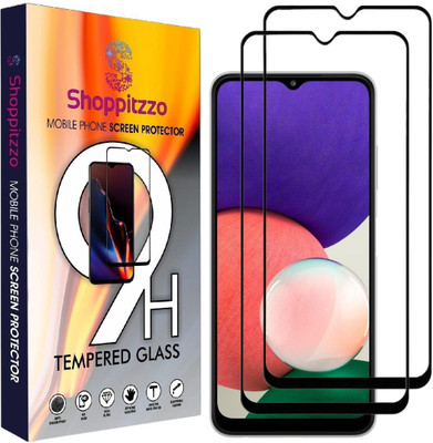 Shoppitzzo Edge To Edge Tempered Glass for SAMSUNG Galaxy F42(5G), M32(5G),F12,M12, A12(Pack of 2)