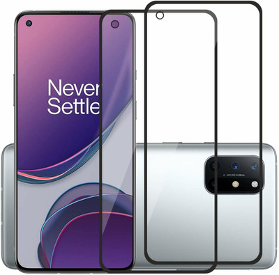 spaziogold Edge To Edge Tempered Glass for ONEPLUS 8T 5G(Pack of 2)
