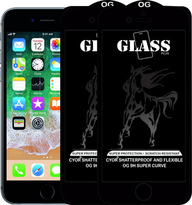 CYOR Edge To Edge Tempered Glass for Apple iPhone 8(Pack of 2)