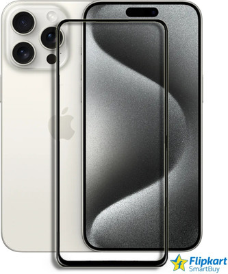 Flipkart SmartBuy Edge To Edge Tempered Glass for APPLE iPhone 15 Pro Max, iPhone 15 Pro Max(Pack of 1)