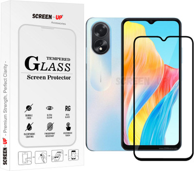 ScreenUp Tempered Glass Guard for Oppo A18(Pack of 1)