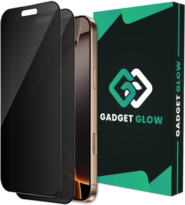 Gadget Glow Edge To Edge Tempered Glass for iPhone 16 Pro Max, Apple iPhone 16 Pro Max, Matte Privacy Anti Spy Glass(Pack of 2)