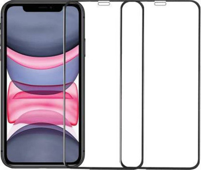 SRT Edge To Edge Tempered Glass for Apple Iphone 11(Pack of 2)