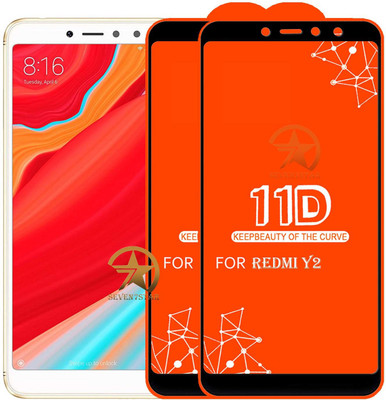 HQ Protection Edge To Edge Tempered Glass for Mi Redmi Y2(Pack of 2)