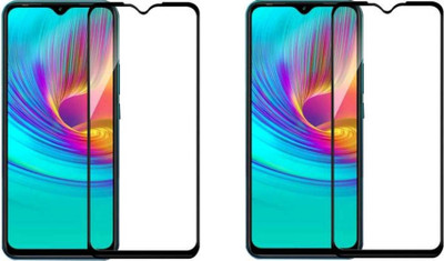 DMJHP Edge To Edge Tempered Glass for Infinix Hot 11(Pack of 2)