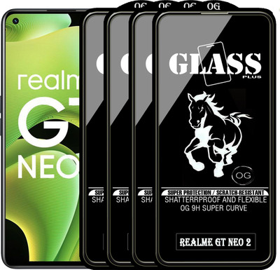 PFOAM Edge To Edge Tempered Glass for REALME GT NEO 2(Pack of 4)