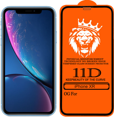 DeepzHub Edge To Edge Tempered Glass for Apple iPhone XR(Pack of 1)