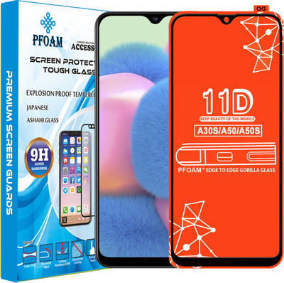 PFOAM Edge To Edge Tempered Glass for SAMSUNG GALAXY A50(Pack of 1)
