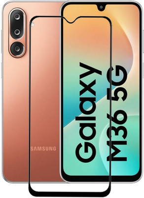 BRENZZ Edge To Edge Tempered Glass for Samsung Galaxy M36 5G(Pack of 1)