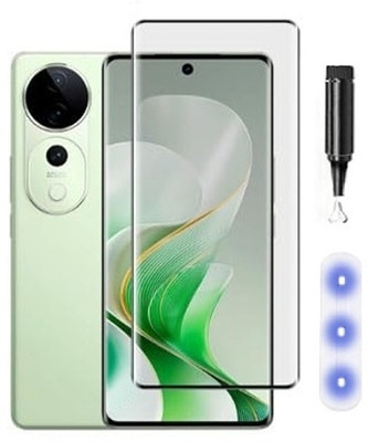 LIKEDESIGN Edge To Edge Tempered Glass for Vivo V40 5G(Pack of 1)