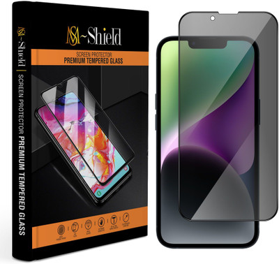 MS-Shield Edge To Edge Tempered Glass for Apple iPhone 14(Pack of 1)