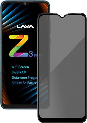 HUPSHY Edge To Edge Tempered Glass for Lava Z3 Pro(Pack of 1)