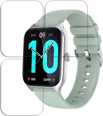 ARBAN Edge To Edge Tempered Glass for Pebble Cruise 1.96 inch SMARTWATCH SCREEN GUARD(Pack of 3)