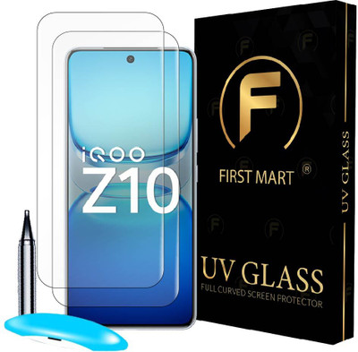 FIRST MART Edge To Edge Tempered Glass for iQOO Z10 5G, iQOO Z10, Z10 5G(Pack of 2)