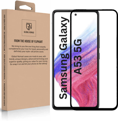 GLOBAL NOMAD Edge To Edge Tempered Glass for SAMSUNG Galaxy A53 5G(Pack of 1)